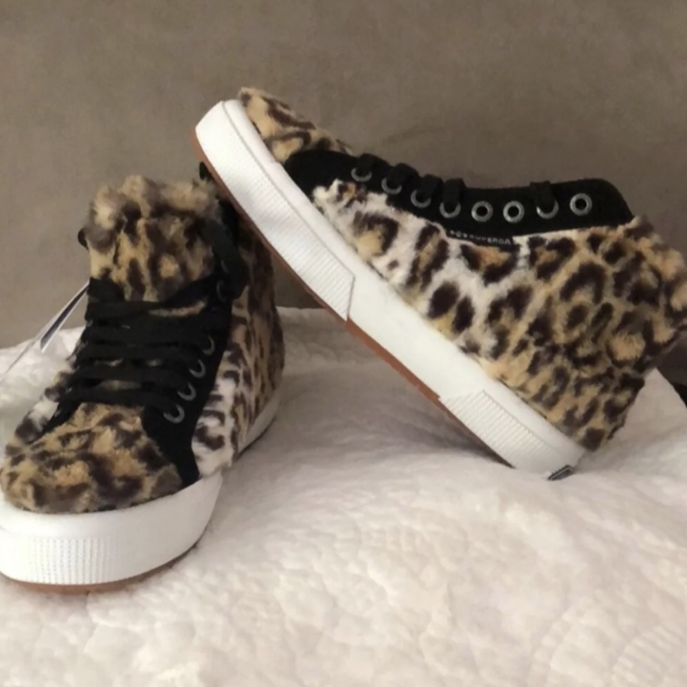 🆕🌿SUPERGA LEOPARD HIGH TOPS🌿 - Picture 8 of 9